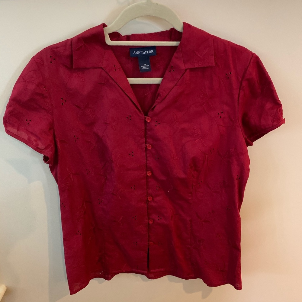 Ann Taylor button down top